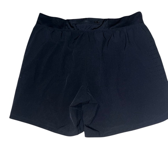 Under armour black athletic shorts boyfriend xl running built in panty - Picture 2 of 3